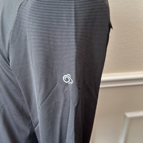 Craghoppers NEVIO Long Sleeve Top - Black Pepper Stripe - Picture 5 of 15